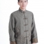 Pre-order ชุดจีน เสื้อจีนชาย แขนยาว สีเทา