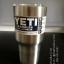 แก้วน้ำ YETI เก็บความเย็นได้ดีเยี่ยม สีเงินแสตนเลส อย่างดี (OEM)
