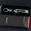 ไฟแช็คพวงกุญแจ USB PORSCHE สีดำ สวยหรู ชาร์จไฟได้