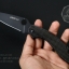 มีดพับ Land Knife LH-03 ด้ามลายคาร์บอนไฟเบอร์ ใบดำ (ของแท้) สวยงาม แกร่ง ทนทาน