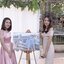 พร้อมเช่า เดรสออกงาน สีนู๊ด เรียบหรู ไหล่ไขว้ ทรงเข้ารูป