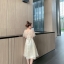 Pro-order เดรสสวย ถ่ายพรีเวดดิ้ง สวยหวาน ลูกไม้ (ซิปหลัง)