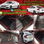 ขายพรมปูพื้นรถยนต์ราคาถูก Honda Civic 2016 ไวนิลสีดำขอบแดง