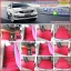 พรมปูพื้นรถยนต์ Toyota Fortuner 2008-2014 ไวนิลสีแดงขอบดำ