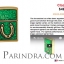ไฟแช็ค Zippo แท้ "Zippo 29243, Horseshoe & Clovers Emblem, Brushed Brass Finish " แท้นำเข้า 100%