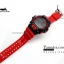 นาฬิกา US submarine TP1329M สีแดง-ดำ พื้นหลังดำ ระบบดิจิตอล สายซิลิโคนผิวมัน