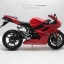 โมเดลรถบิ๊กไบค์ TRIUMPH 675 สีดำแดงสวยมากๆครับมีคลิปรีวิว