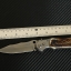 มีดพับสปริง #JR01 STAINLESS ขนาดกลาง พกพา ด้ามลายเขาสัตว์เทียม ราคาประหยัด