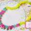 Aznavour สร้อยคอเซลลูโลสจี้กะโหลกและดาว (Neon Yellow) ลด 30%
