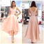 ชุดเพื่อนเจ้าสาว ชุดราตรีสั้น Tulip - V-neck top & Tea-length skirt