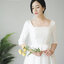 พร้อมส่ง ชุดแต่งงาน มินิมอล ชุดหมั้น