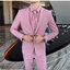 Pre-order เสื้อสูทชาย สีชมพู รุ่นสลิม