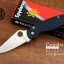 มีดพับ Spyderco รุ่น Paramilitary 2 ด้าม G10 สีดำสนิท ขนาด 8 นิ้ว (OEM) A++ (FA35)