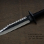 มีดเดินป่าใบตาย RAMBO l แรมโบ้ First Blood สุดโหด (OEM)