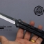 มีดบาลีซอง Balisong มีดควง มีดปีกผีเสื้อ ปลาย Tanto ด้ามสีดำ BLA018