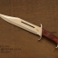 มีดเดินป่าใบตาย RAMBO llI แรมโบ้ 3 First Blood สุดโหด (สีเงิน)