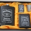 ชุดกระป่องสแตนเลส Jack Daniel's อย่างดี สำหรับพกพา สีดำผิวด้าน