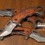 มีดคารัมบิต (Karambit) Tactical Karumbit Deresrina Knife (OEM) ด้ามไม้สีน้ำตาลแดง