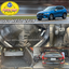 ผ้ายางปูพื้นรถยนต์ Volvo XC60 2019 ปูกระดุมเล็ก PVC สีดำขอบดำ + ท้ายเก็บของ