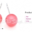 Aznavour ต่างหู, ตุ้มหู ทรงกลม ( 5 สี )