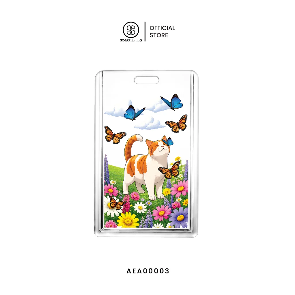 กรอบป้ายห้อยคอ Acrylic ID Card รหัส AEA00001-AEA00008 #กรอบป้ายห้อยคอ #SOdAPrintinG