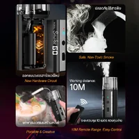 LENSGO Smoke GO Fog Machine รุ่นใหม่! เครื่องทำควันแบบพกพาพร้อมรีโมทคอนโทรล สำหรับการถ่ายภาพและวีดีโอ LENSGO Smoke GO Fog Machine รุ่นใหม่! เครื่องทำควันแบบพกพาพร้อมรีโมทคอนโทรล สำหรับการถ่ายภาพและวีดีโอ