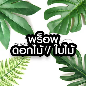พร็อพใบไม้ ดอกไม้ จำลอง