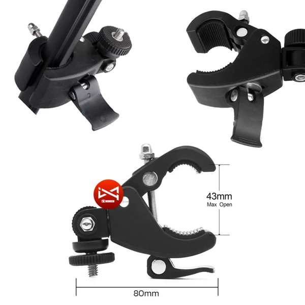 ตัวล็อคยึดจับอุปกรณ์ 1/4 Clamp With 1/4 ยึดจับกล้อง มือถือ Gopro กับขาตั้ง image 2 ตัวล็อคยึดจับอุปกรณ์ 1/4 Clamp With 1/4 ยึดจับกล้อง มือถือ Gopro กับขาตั้ง image 2