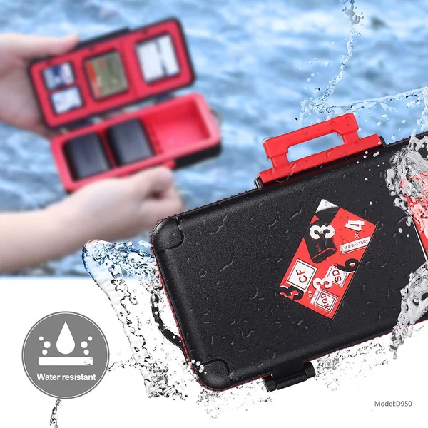 กล่องเก็บแบตเตอรี่และเมมโมรี่กล้องถ่ายรูป Hard Case D950 for Battery & Memorry Camera แข็งแรง กันน้ำกันฝุ่น image 2 กล่องเก็บแบตเตอรี่และเมมโมรี่กล้องถ่ายรูป Hard Case D950 for Battery & Memorry Camera แข็งแรง กันน้ำกันฝุ่น image 2
