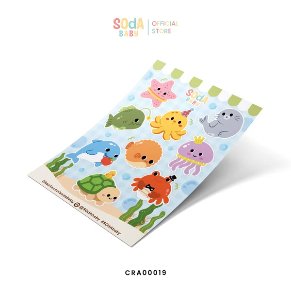 สติกเกอร์ SOdABaBy | รหัส CRA00018-CRA00021 #Sticker #SOdABaBy 🎁🎀 image 2 สติกเกอร์ SOdABaBy | รหัส CRA00018-CRA00021 #Sticker #SOdABaBy 🎁🎀 image 2