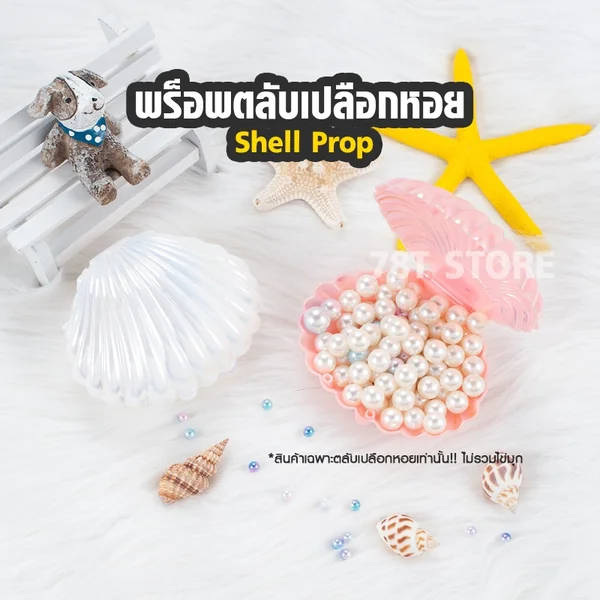 พร็อพตลับเปลือกหอย พร็อพถ่ายรูป ตกแต่งฉากถ่ายรูปสินค้าเครื่องประดับ พร็อพตลับเปลือกหอย พร็อพถ่ายรูป ตกแต่งฉากถ่ายรูปสินค้าเครื่องประดับ
