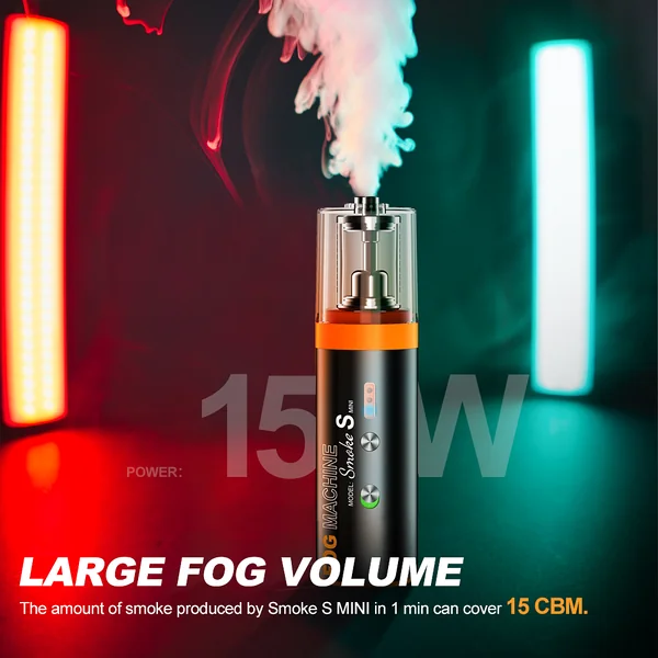 LENSGO Smoke S GO B Fog Machine Portable Hand-Held เครื่องสร้างหมอกควัน พกพา ถ่ายภาพและวีดีโอ image 5 LENSGO Smoke S GO B Fog Machine Portable Hand-Held เครื่องสร้างหมอกควัน พกพา ถ่ายภาพและวีดีโอ image 5