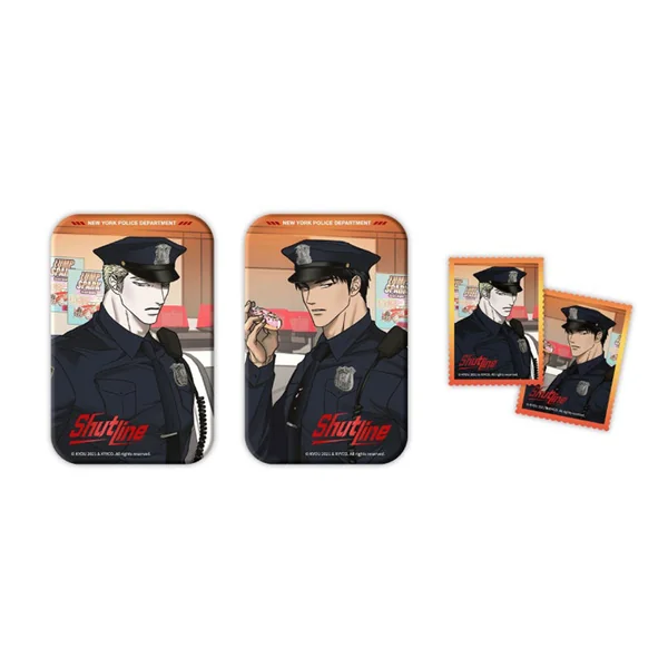 Shutline can Badge set : Working Hours