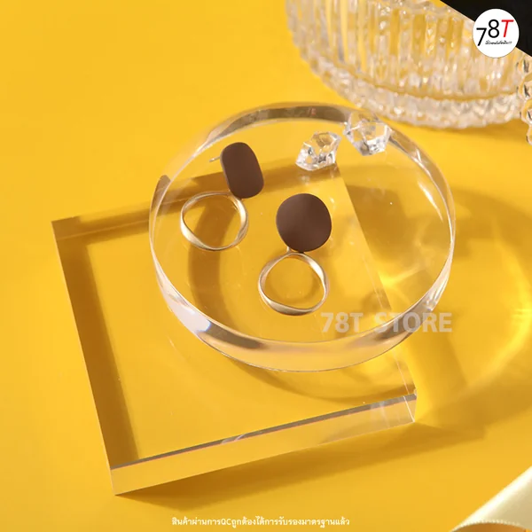 แท่นวางสินค้าอะคริลิค พร็อพแท่นวางถ่ายรูป Acrylic Display prop ชั้นวางโชว์ตกแต่ง ถ่ายรูปสินค้า 🌟สินค้าพร้อมส่ง🌟 image 3