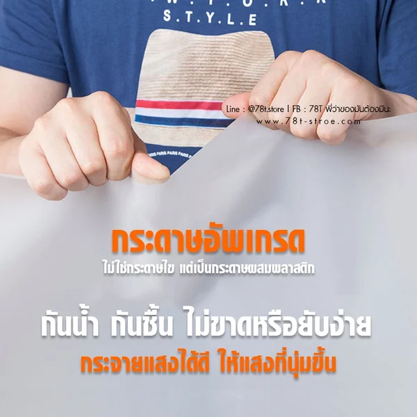 กระดาษกระจายแสง แฟลช LED แสงนุ่ม Diffuse Light Paper image 2 กระดาษกระจายแสง แฟลช LED แสงนุ่ม Diffuse Light Paper image 2