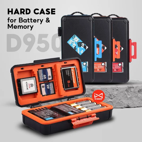 กล่องเก็บแบตเตอรี่และเมมโมรี่กล้องถ่ายรูป Hard Case D950 for Battery & Memorry Camera แข็งแรง กันน้ำกันฝุ่น กล่องเก็บแบตเตอรี่และเมมโมรี่กล้องถ่ายรูป Hard Case D950 for Battery & Memorry Camera แข็งแรง กันน้ำกันฝุ่น