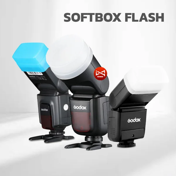 ตัวครอบหัวแฟรช Softbox หัวแฟรช Godox V1 V680ii AD100 AD200 Canon 580EX Yongnuo image 2 ตัวครอบหัวแฟรช Softbox หัวแฟรช Godox V1 V680ii AD100 AD200 Canon 580EX Yongnuo image 2