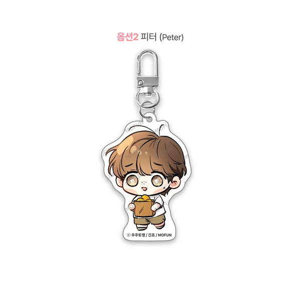( ไม่มีนัดรับ) SD acrylic keychain- Peter