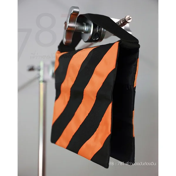 ถุงทรายถ่วงน้ำหนัก ซิพ 2ชั้น ถุงทรายถ่วงขาตั้งไฟสตูดิโอ Sandbag for light stand image 5