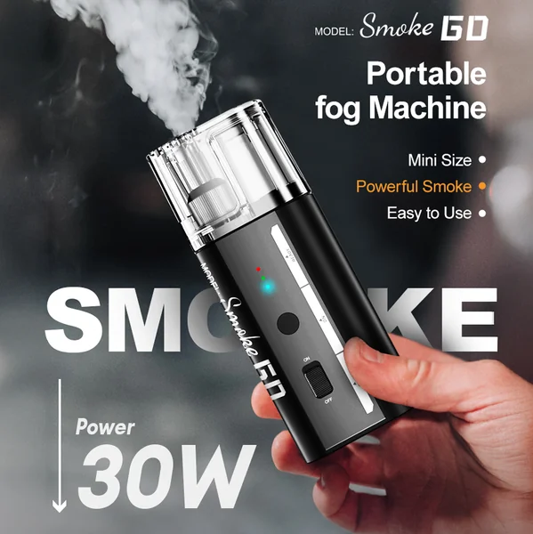 LENSGO Smoke GO Fog Machine รุ่นใหม่! เครื่องทำควันแบบพกพาพร้อมรีโมทคอนโทรล สำหรับการถ่ายภาพและวีดีโอ image 2 LENSGO Smoke GO Fog Machine รุ่นใหม่! เครื่องทำควันแบบพกพาพร้อมรีโมทคอนโทรล สำหรับการถ่ายภาพและวีดีโอ image 2