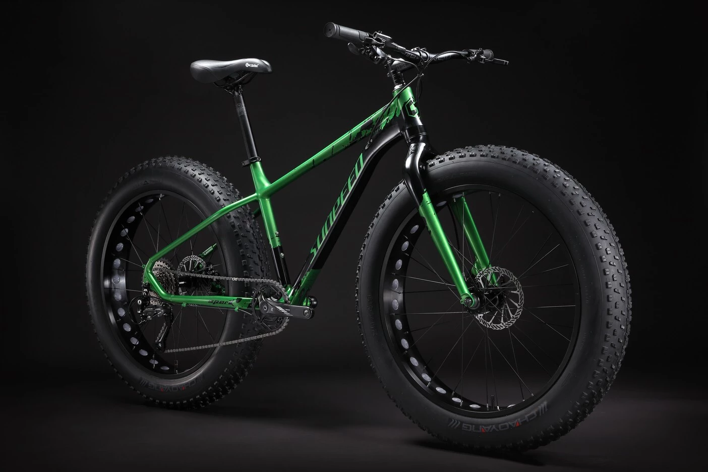 จักรยาน FATBIKE SUNPEED New SPARK ALLOY Frame Snow bike 26 inch*4.9 เบรคน้ำมัน เกียร์ shimano Altus 1*9 speed ปี 2025