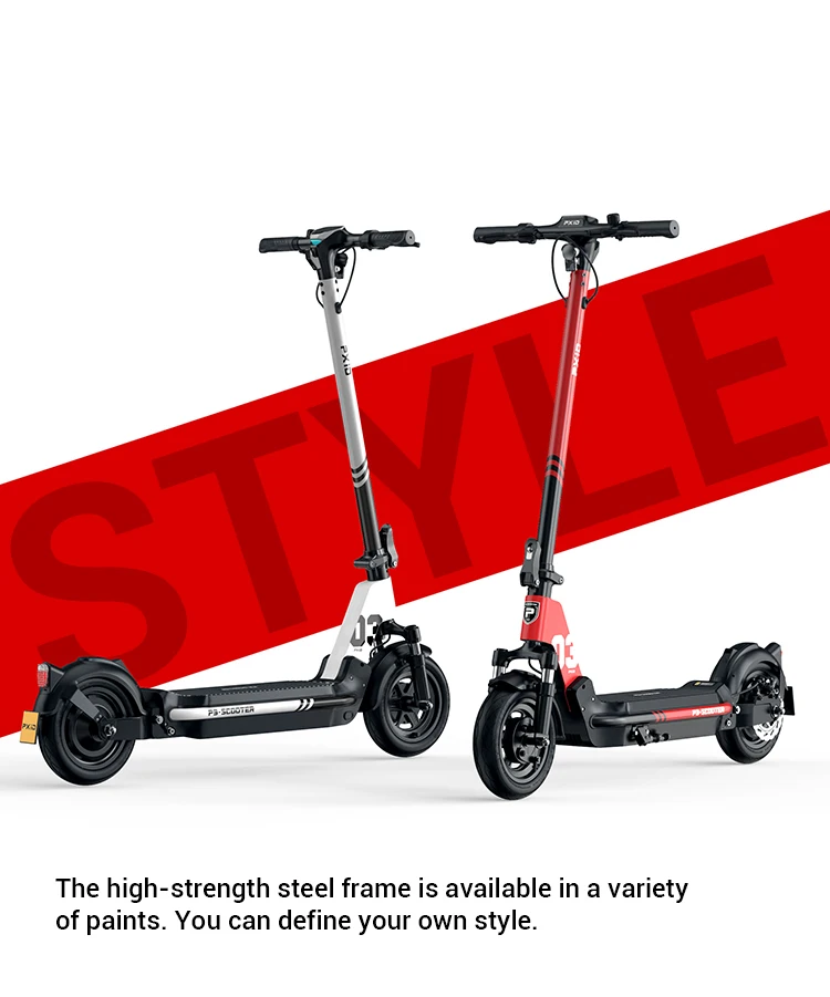 สกู๊ตเตอร์ไฟฟ้า PXID URBAN 03 New Design Two Wheel Offroad E Scooter 3200W Dual Motor Electric Scooter 2023