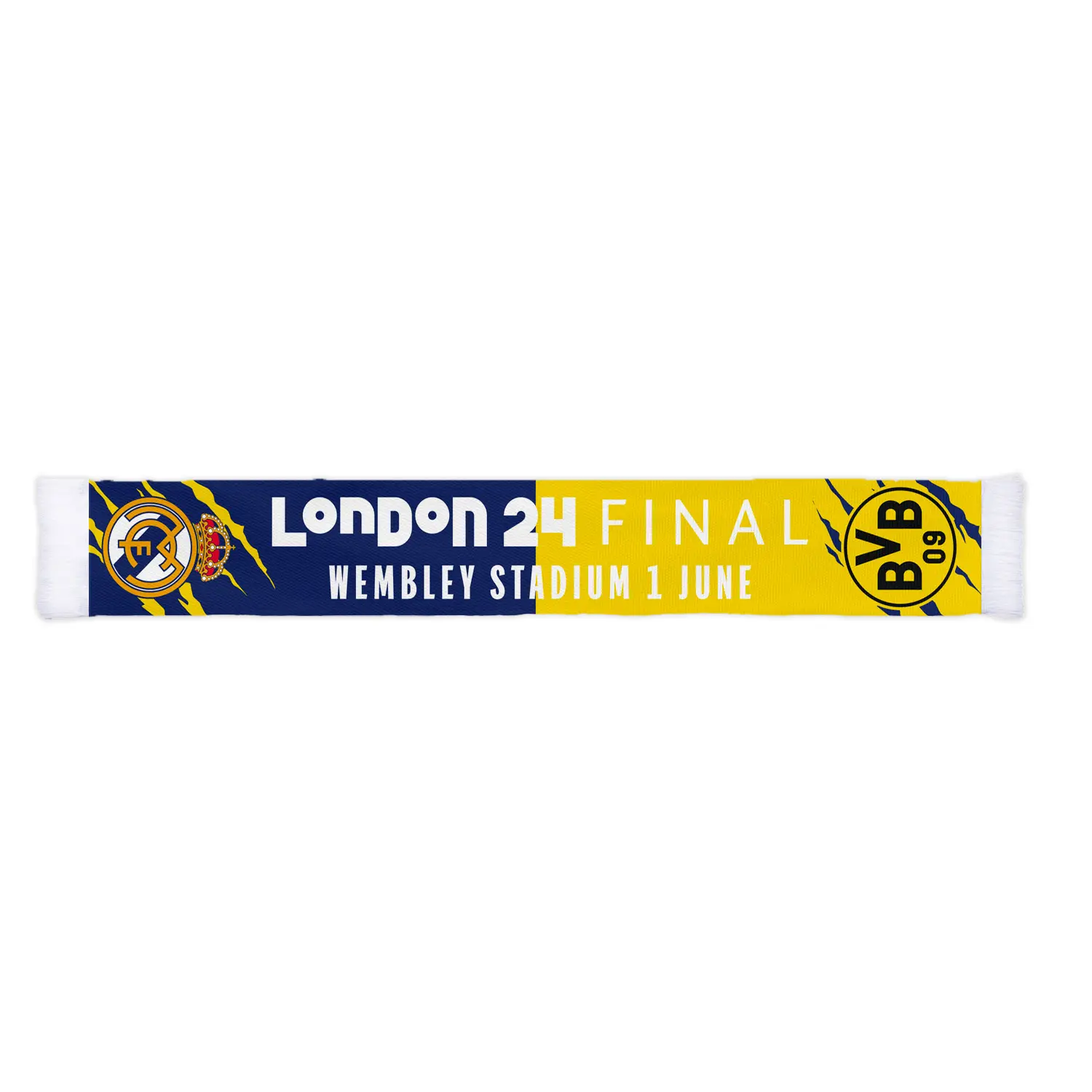 ผ้าพันคอรีลมาดริด UCL Final London 24 Friendship ของแท้