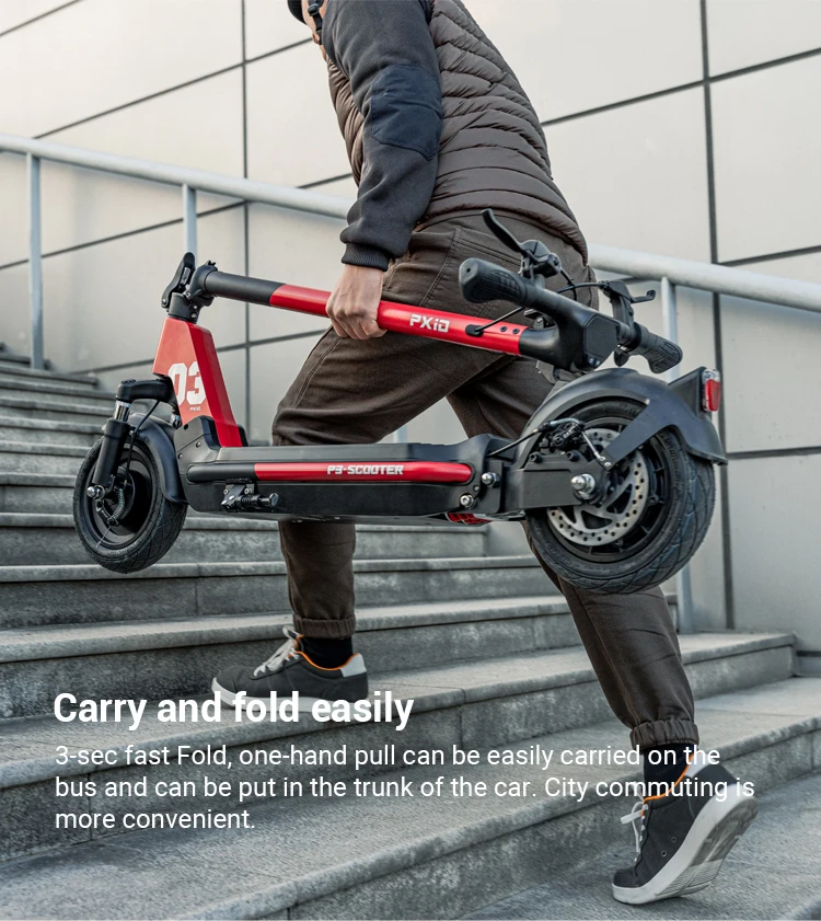 สกู๊ตเตอร์ไฟฟ้า PXID URBAN 03 New Design Two Wheel Offroad E Scooter 3200W Dual Motor Electric Scooter 2023