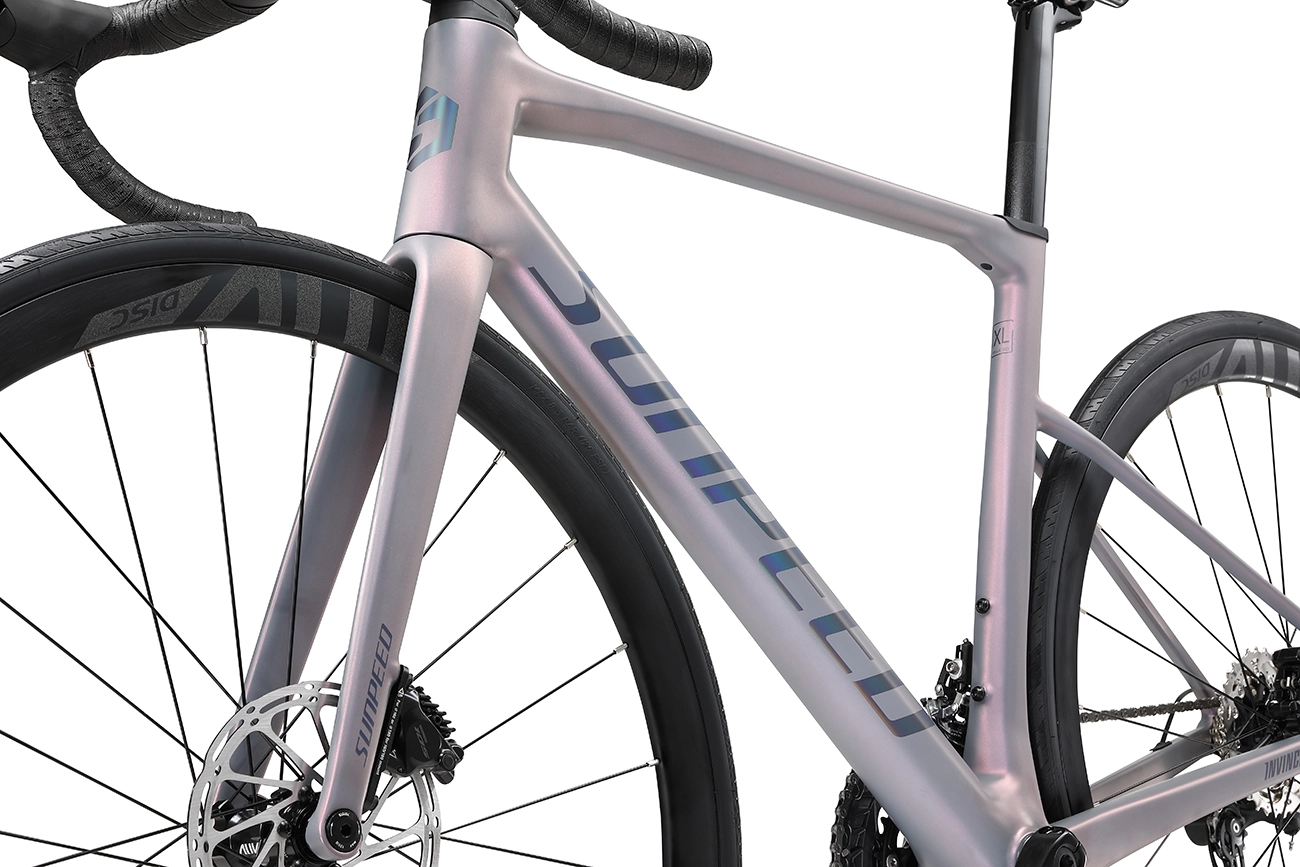 2024 New Invincible Expert Plus จักรยานเสือหมอบเฟรมคาร์บอน พร้อม Shimano 105 R7120 2x12 สปีด