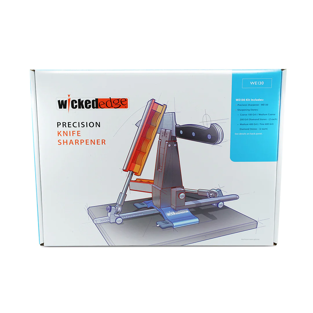WICKED EDGE WE130 PRECISION SHARPENER WITH ALUMINUM BASE FOR WE100 SERIES SHARPENERS