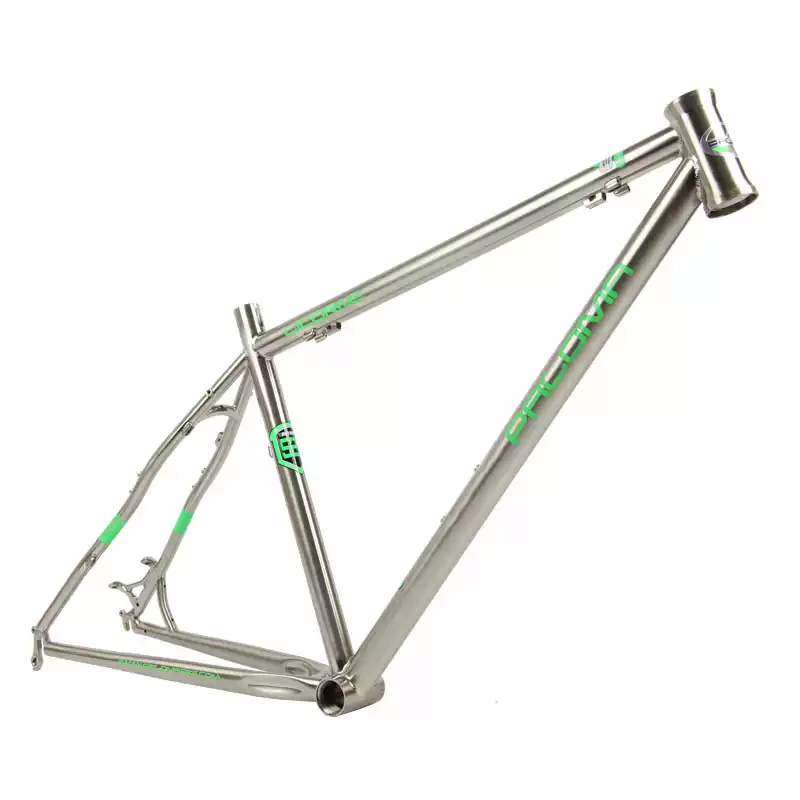เฟรมจักรยาน PALOMA Licorne เหล็ก Reynolds 520 – สีไทเทเนียม 4 สี รองรับล้อ 26”/27.5” | เฟรมเสือภูเขาคลาสสิก น้ำหนักเบา