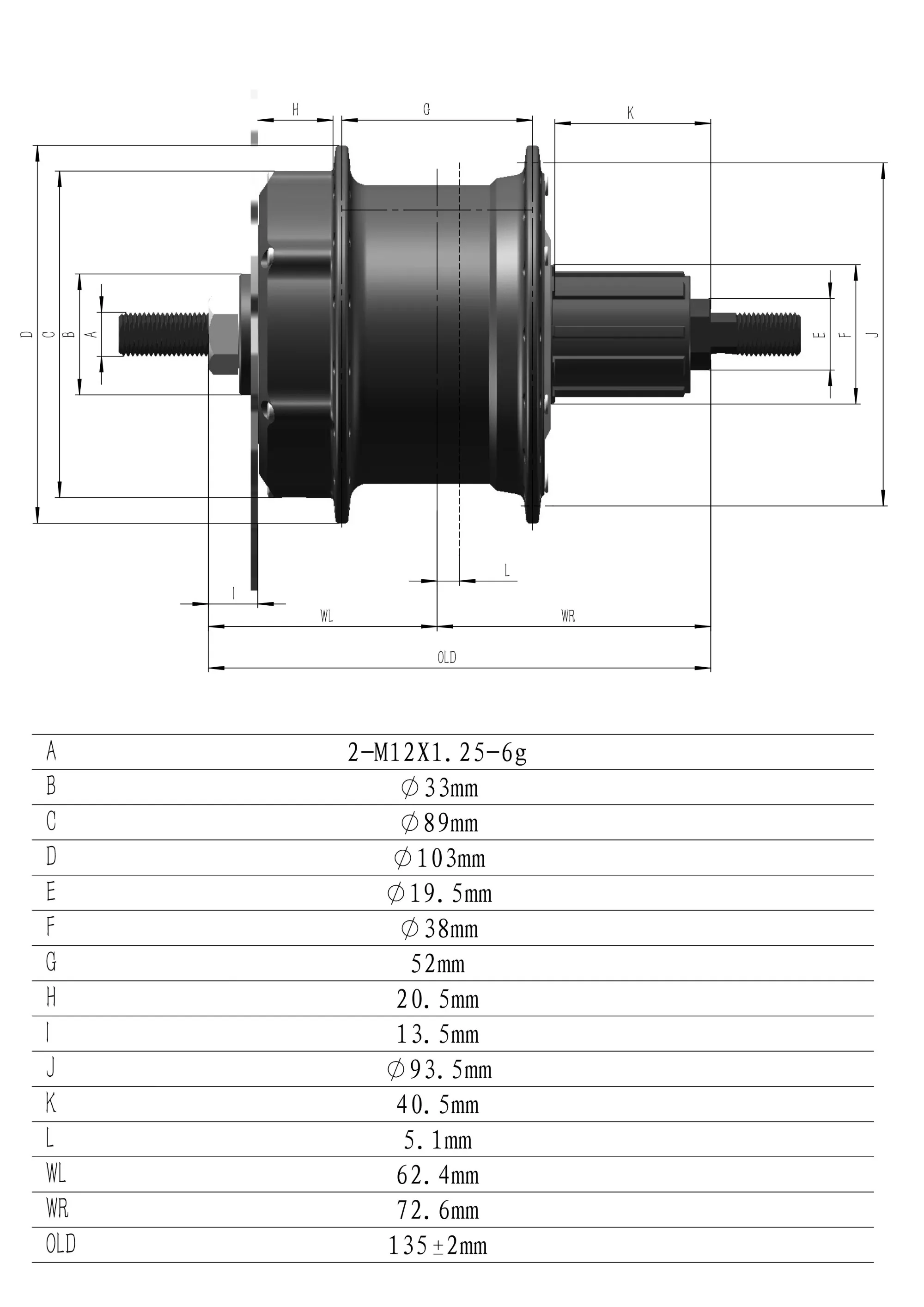 KEYDE S100 Rear Hub Motor 36V 250W-350W – Smart & Bluetooth Ebike Conversion Kit