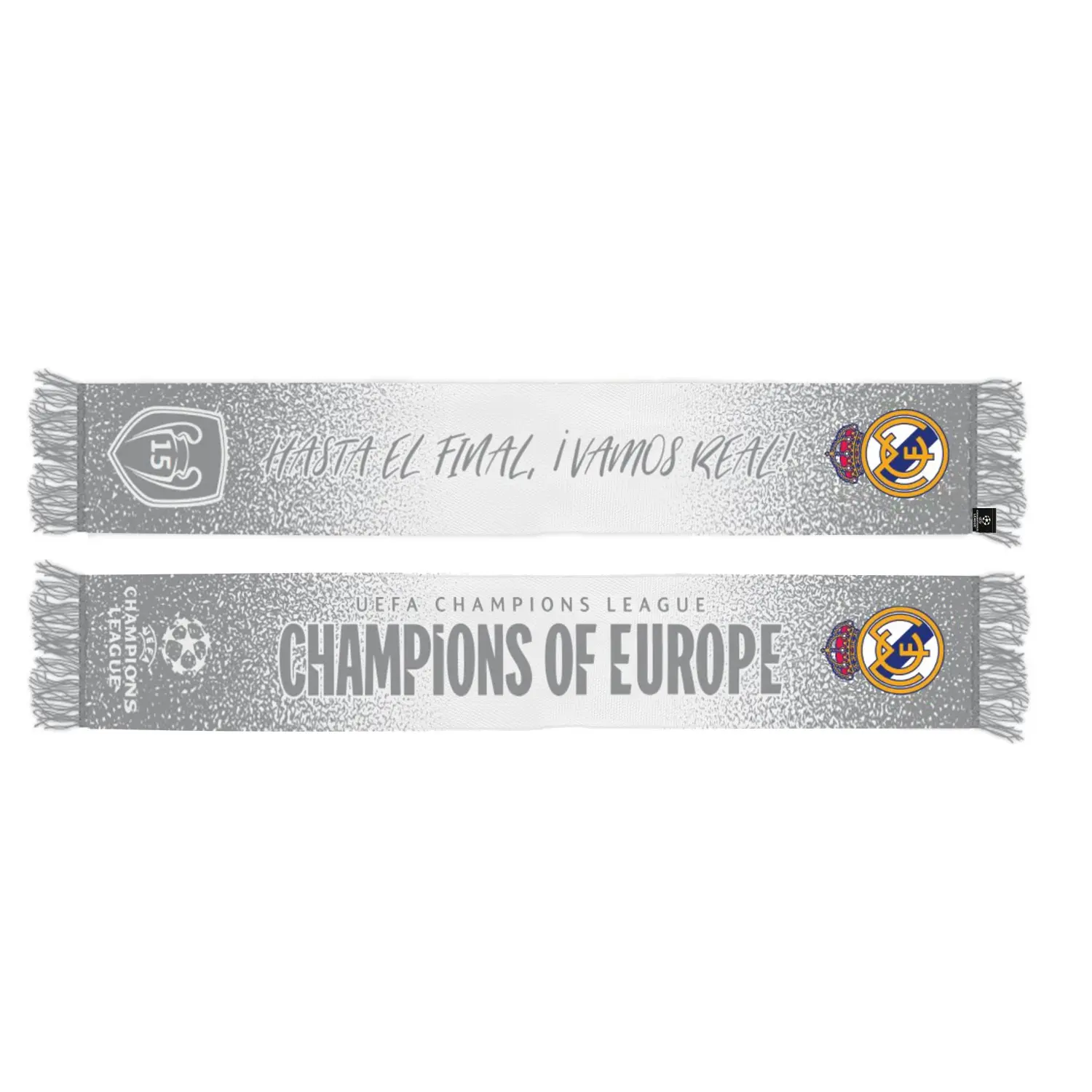 ผ้าพันคอรีลมาดริด UCL Champions Of Europe ของแท้